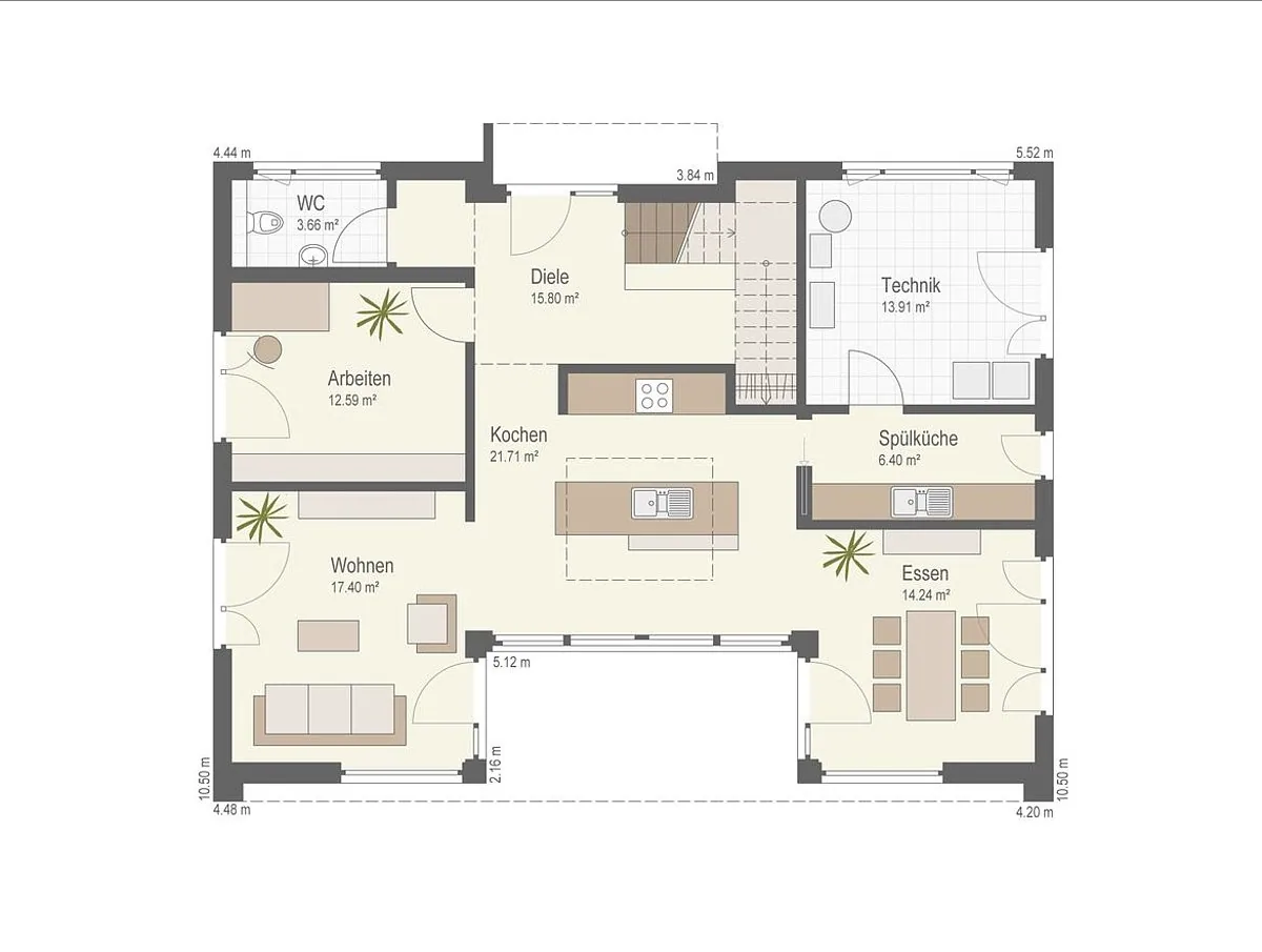 Grundriss von Haus Bad Vilbel