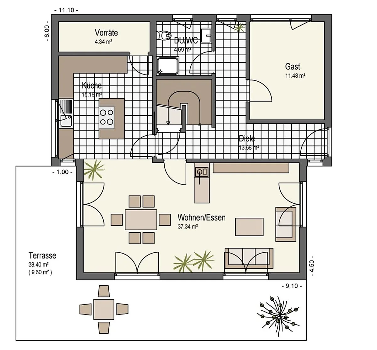 Grundriss von Haus Stromberg